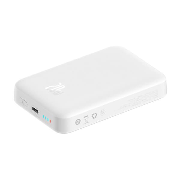 Externt batteri - BASEUS - Magnetisk Mini (PPCX070002) - 10000mAh - USB-C - MagSafe
