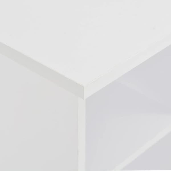 vidaXL Barbord Vit 60x60x110 cm