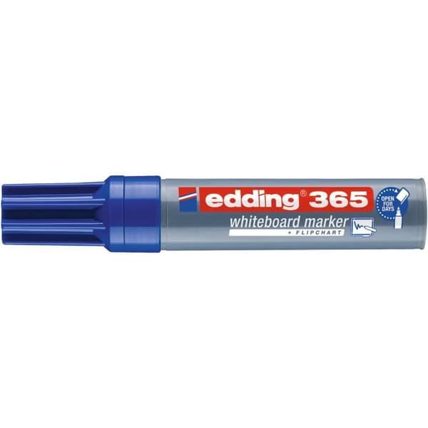 Whiteboard marker - EDDING - 365 - Blå - Spets 2-7 mm - Cap-off-teknologi
