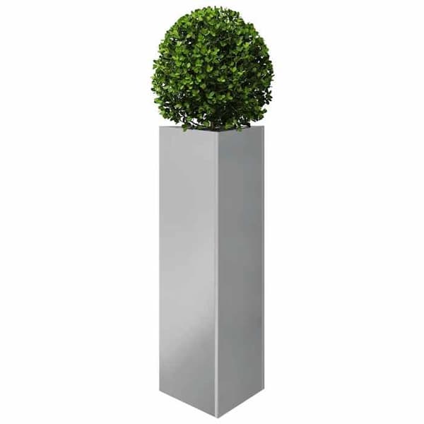 vidaXL Triangulär odlingslåda 30x26x75 cm galvaniserad stål 851153