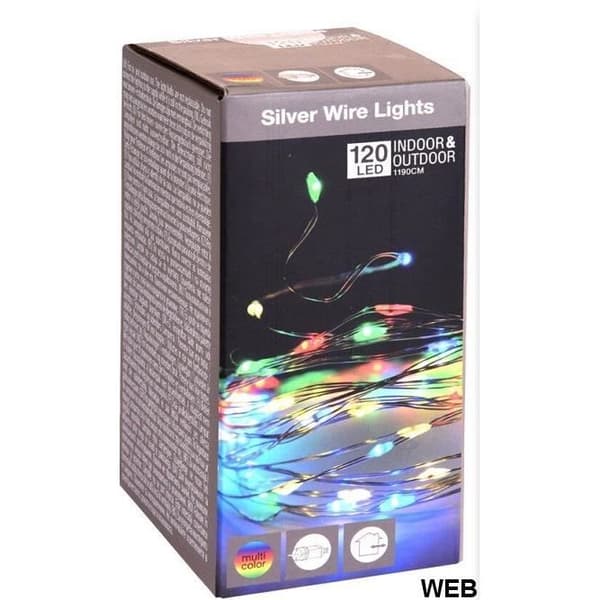 120 Microled Ljus Multicolor med ljusspel