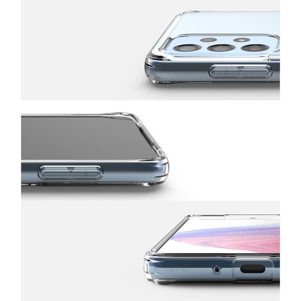 Transparent gel-skyddsfodral för Galaxy A73 Fusion