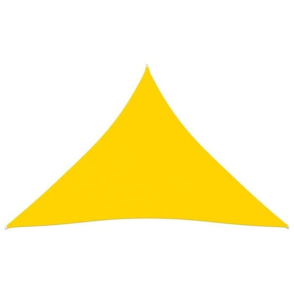 vidaXL Parasol Sail Triangulär Oxford Tyg 4x5x5 m Gul