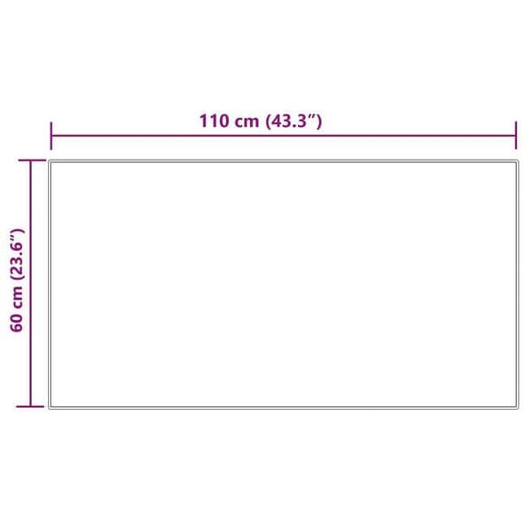 Matta - VIDAXL - Tafalla - Kräm - Polyester - 60 x 110 cm
