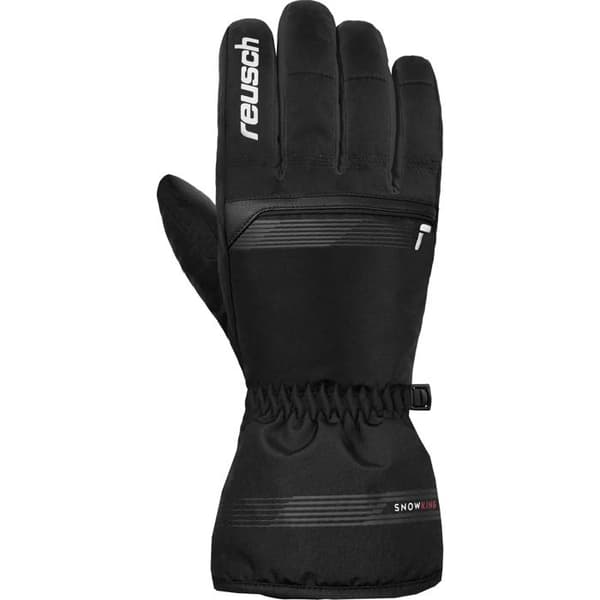 Skidhandskar - REUSCH - Snow King - Svart - Fleecefoder - Termisk isolering