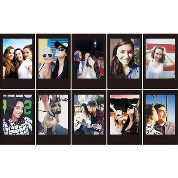 FUJI Instax Mini Color Frame Paper (10v) Svart