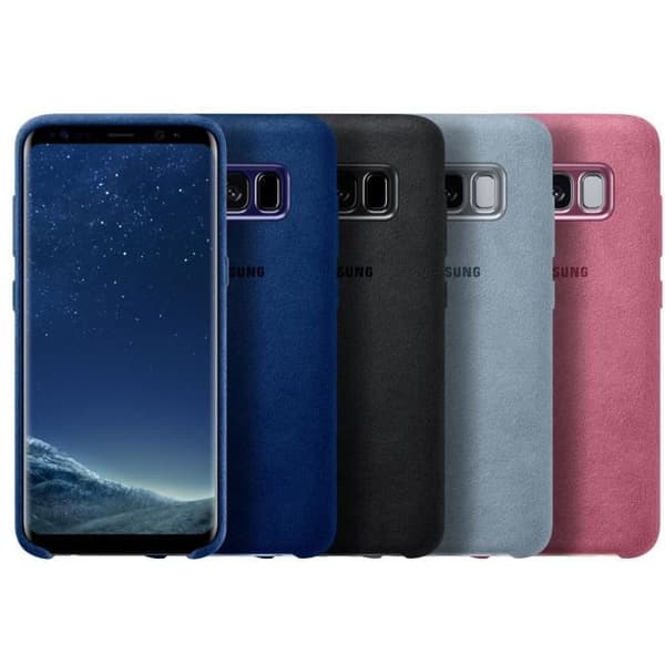 Samsung S8+ Alcantara Fodral Blå