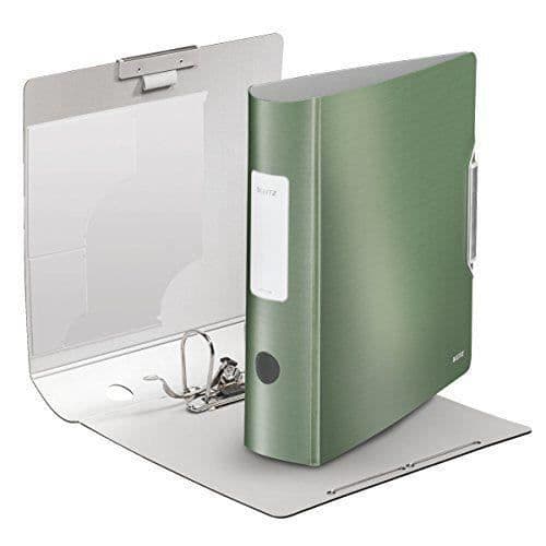 Häftmapp med spole - Leitz - A4 - 75mm - Celadon Grön - 180 Grad aktiv