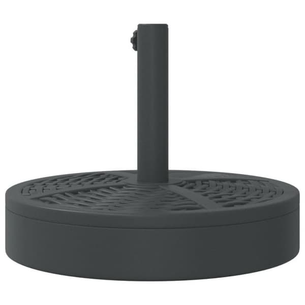 Parasollbas för stänger Ø38 48 mm 25 kg rund