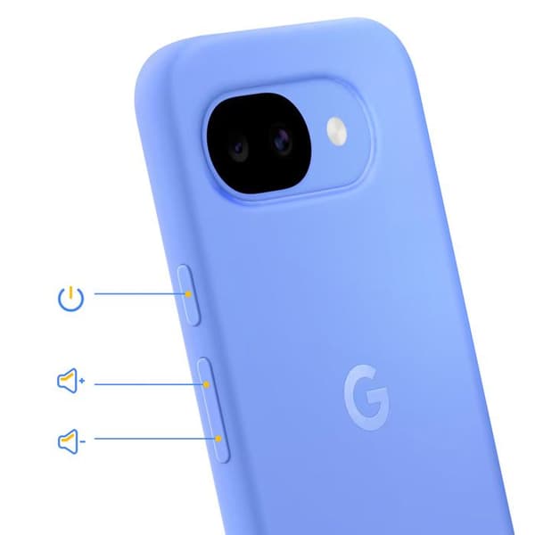 Coque - GOOGLE - Pixel 10a - Soft Touch - Qi-kompatibel laddning - Semi-rigid