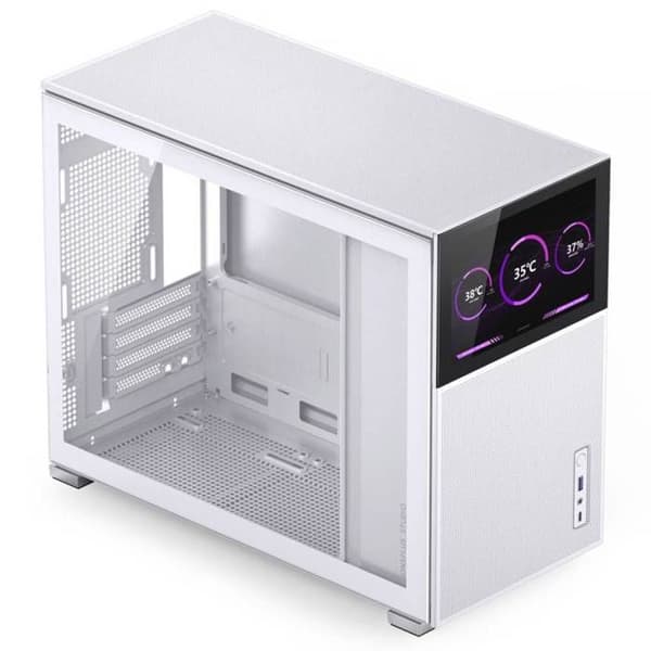 PC-hölje - JONSBO - D31 - Härdat glas - Vit - MATX - Micro ATX