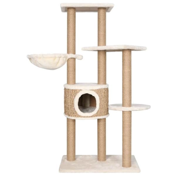 Kattträdet - vidaXL - Havsört - 126 cm - Beige - Montering krävs