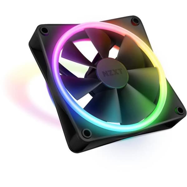 Fläkt - NZXT - RF-D12SF-B1 - 120 mm - RGB - Dynamisk belysning