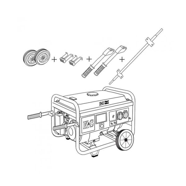 Konner & Sohnen Skottkärra kit KS 3 KIT