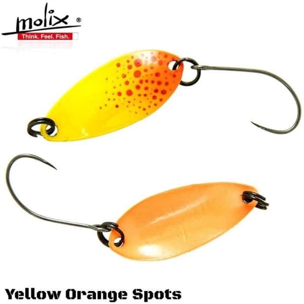 Molix Elite Area Spoon 1,5 G. Col. Gula orange fläckar