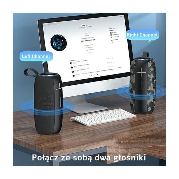 Bluetooth-högtalare - AWEI - Y370 - 20 W - Stänksäker - Batteritid 8 timmar