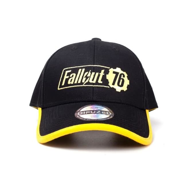Fallout 76 svart keps med logotyp
