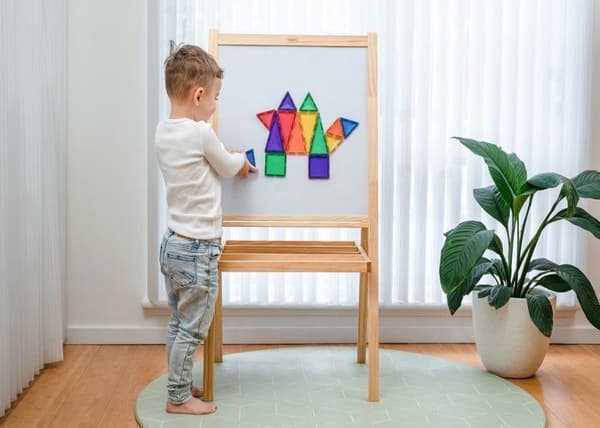 CONNETIX Byggplattor Magnetiska Regnbåge Mini Paket, 24 Bitar