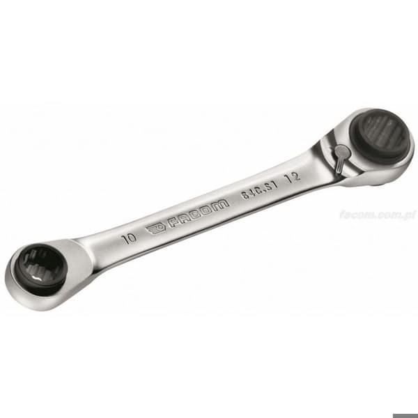 Spärrringnyckel - FACOM - 64C.S1 - Flera öppningar - Förkromat stål - 150 mm