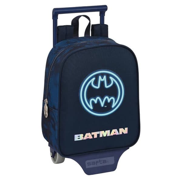 Barnryggsäck Batman - safta - M280 - 22x10x27 cm - Marinblå - Multicolor - Polyester - Dragkedja