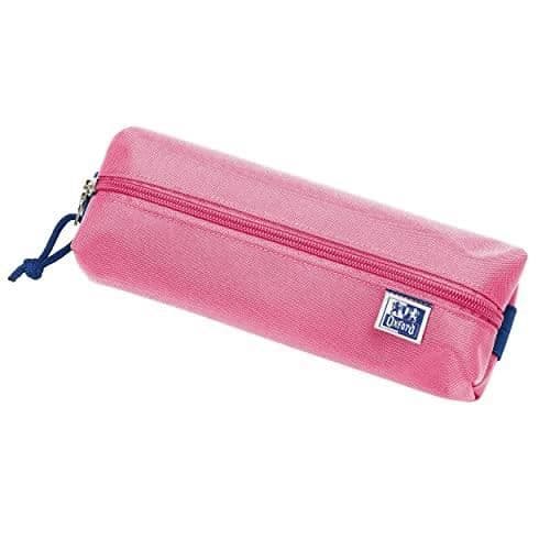 Trousse - OXFORD - Liten storlek - Hållbar polyester - Zip - Rosa