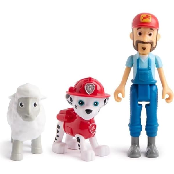 Figurminiatyr - SPIN MASTER - Pat'Patrouille - Marshall - 3 figurer - Multicolor