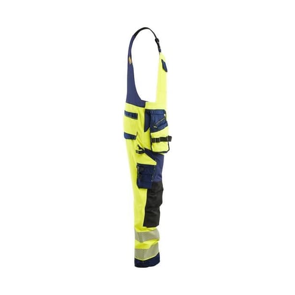 Högsynlig stretch 4D hängselbyxa Blaklader