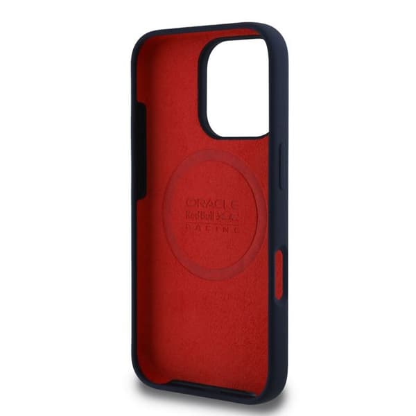 Mobilskal - RED BULL RACING - iPhone 16 Pro Max - Silikon - Centrerad logga - Robust