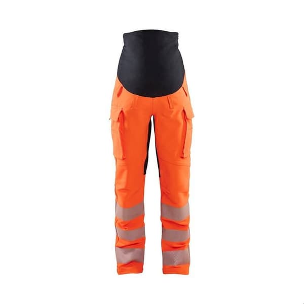 Arbetsbyxor dam Blaklader HV - orange/svart