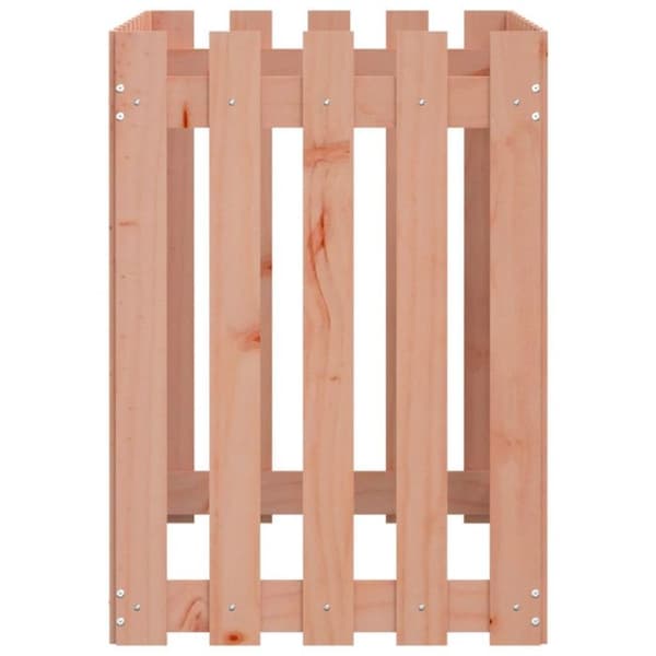 vidaXL Garden Raised Bed Staket Design Solid Douglas Wood 832485