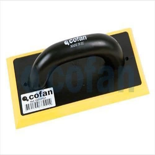 COFAN svampslev - rektangulära grova celler - 250 x 110 mm - Gul