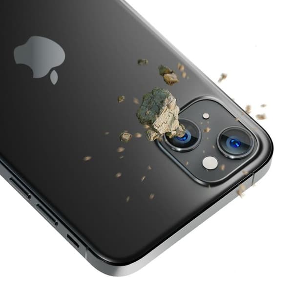 Skydd för kameramål 3MK för iPhone 14 Plus med grafitram