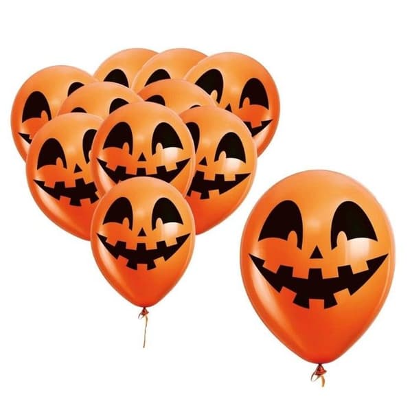 10 LATEXBALLONGER HÄNGRANDE 30CM ORANGE