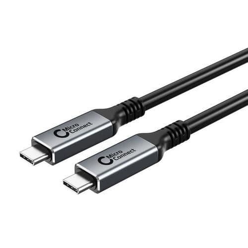 USB-kabel - MICRO CONNECT - 5m - USB 3.2 Gen 2 - USB C - Svart