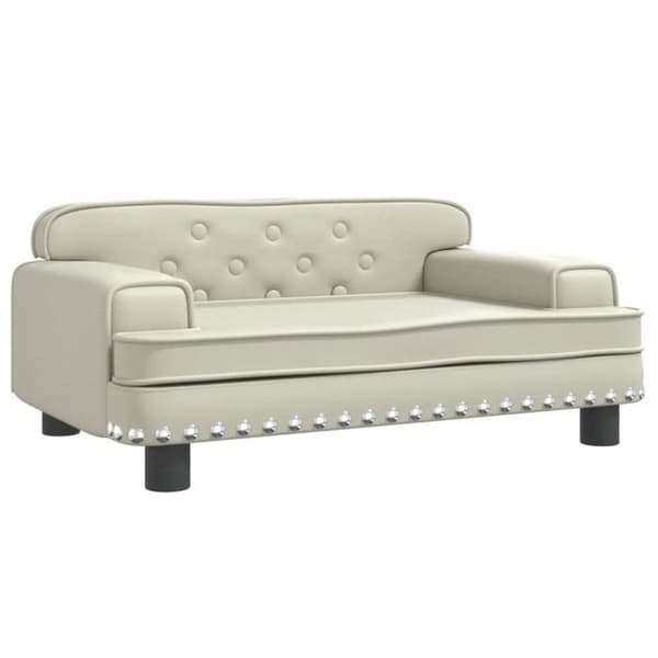 Barnsoffa kräm 70x45x30 cm konstläder