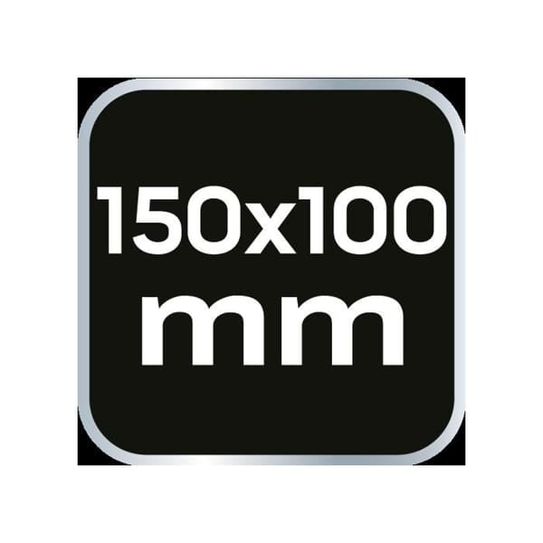 Vinkel - NEO TOOLS - DIN875/2 - 150x100mm - Stål - Rå finish