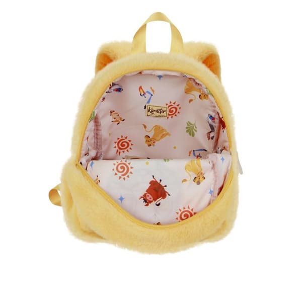 Plush Ryggsäck - Disney Lejonkungen Sit - Gul - One Size