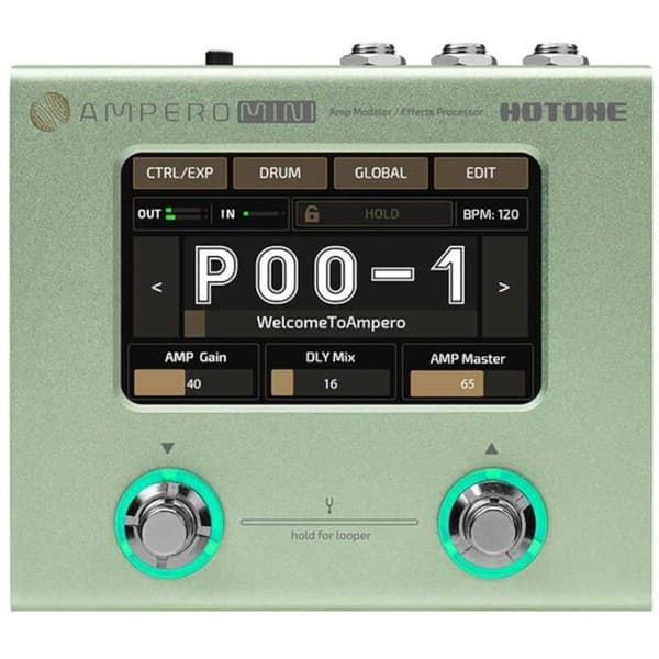 Hotone MP-50 Ampero Mini Amp Modeler / Effektsprocessor Matcha