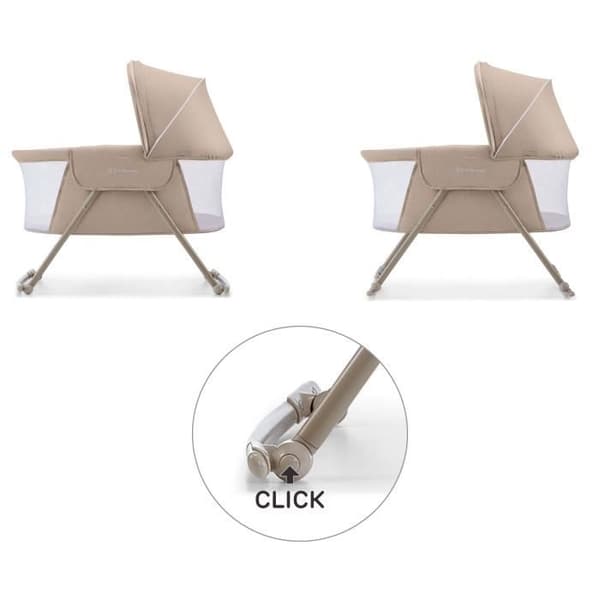 Spjälsäng för sam-sovande baby - KINDERKRAFT - LOVI - Beige