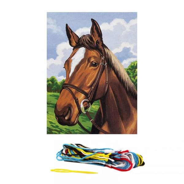 Hästporträtt Canvas - 029