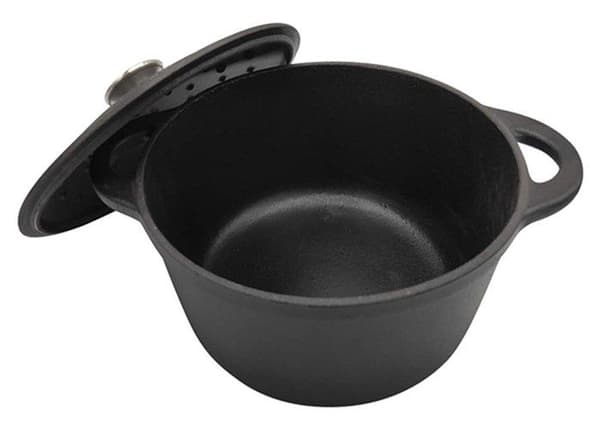 Gryta i Gjutjärn - KINGHOFF - KH-1476 - 24cm - 4L - Lock ingår