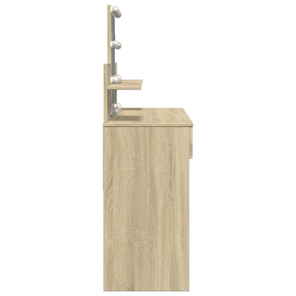 Coiffeuse med LED eksonoma 100x40x130 cm