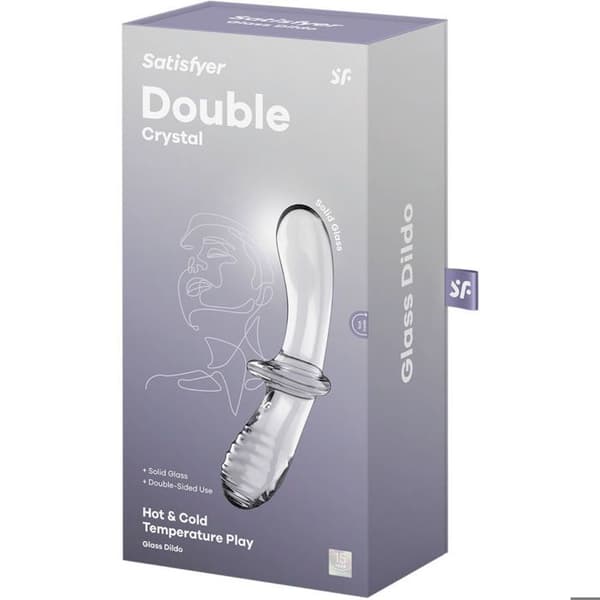 SATISFYER - DOBBELT GLIDANDE CRISTALL KLAR -