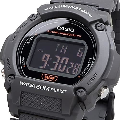 Digital klocka - CASIO - W-219H-8BV - Quartz - Digital - Mörkgrå