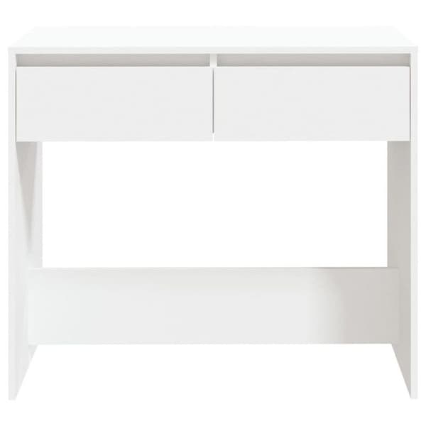 vidaXL Konsolbord Vit 89 × 41 × 76,5 cm Stål
