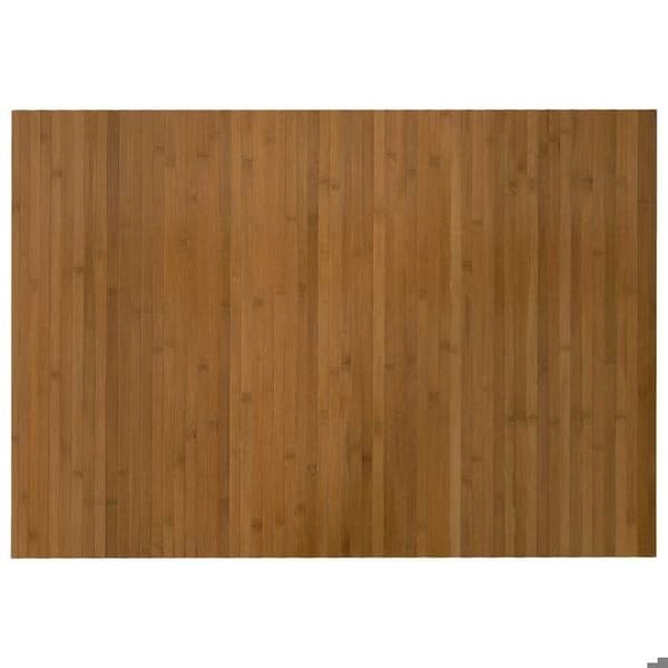vidaXL Rektangulär matta brun 70x100 cm bambu 376740