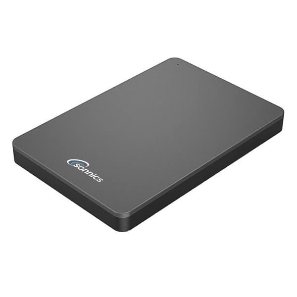 Extern hårddisk - Sonnics - 1 To - USB 3.1 - Ultra tunn - Kompatibel med PC/Mac/Konsol