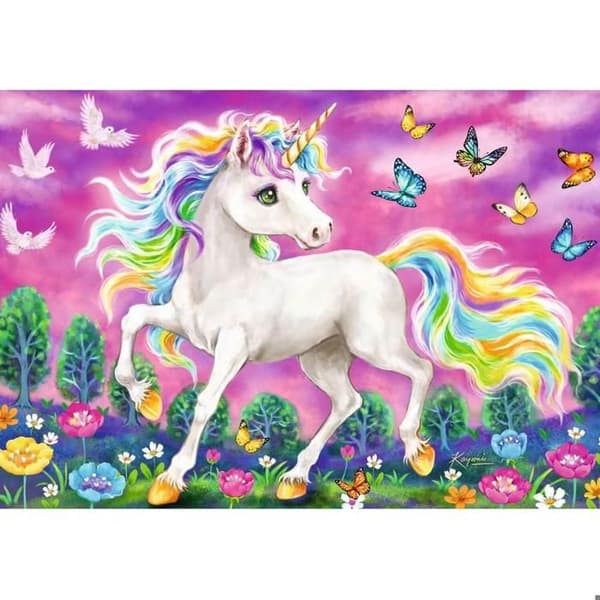 2x24 pusselbitar: Unicorn och Pegasus