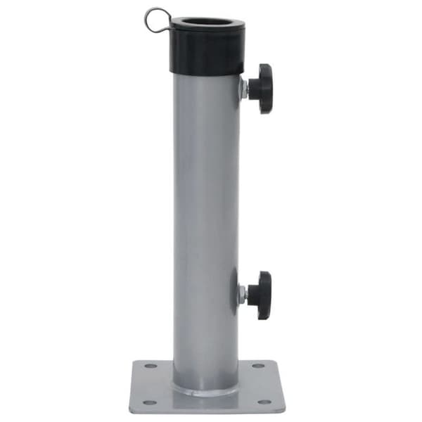 Parasollställ för mast Ø38 48 mm silverfärgad stål
