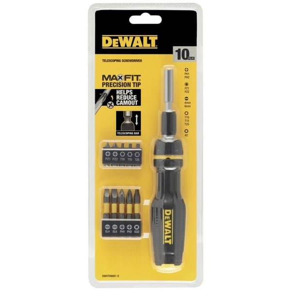 DEWALT universal Skruvmejsel bitshållare 10 st